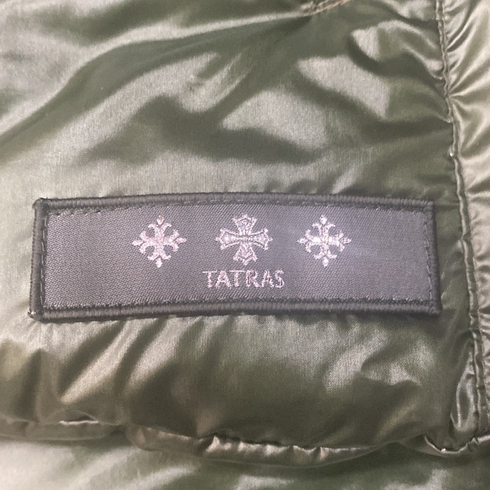 TATRAS Green Goose Down Filled Warm Winter Vest Size Medium - Picture 4 of 10